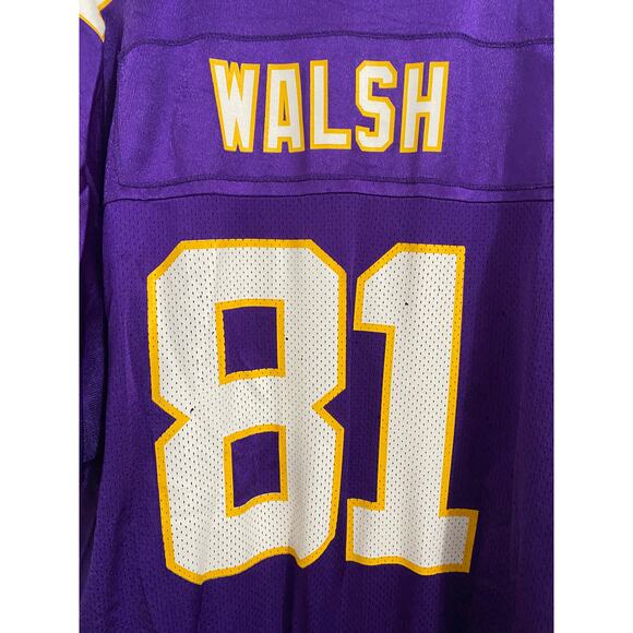 Throwback Chris Walsh Minnesota Vikings Jersey Size XL - Picture 3 of 7